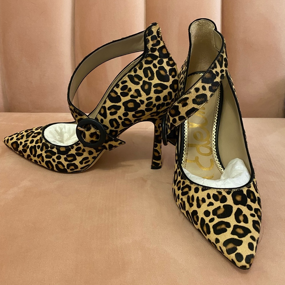 NEW w/o tags Sam Edelman leopard Hinda pumps 8.5